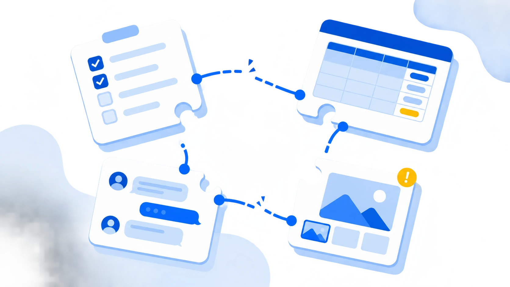 QSCV inspection records scattered across Excel sheets, paper documents, and messenger chats