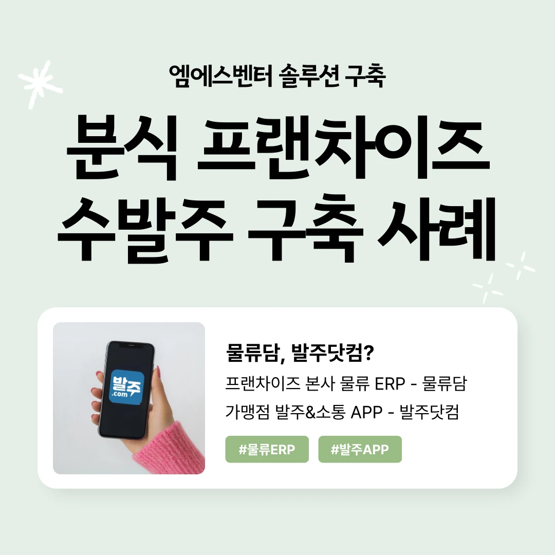 Franchisor Headquarters Order Management Integration – Sodam and Balju.com