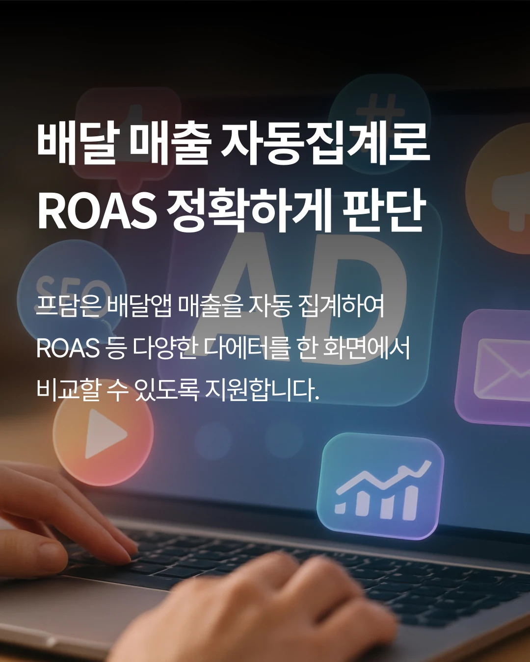 Franchise delivery sales automatic aggregation and ROAS analysis dashboard